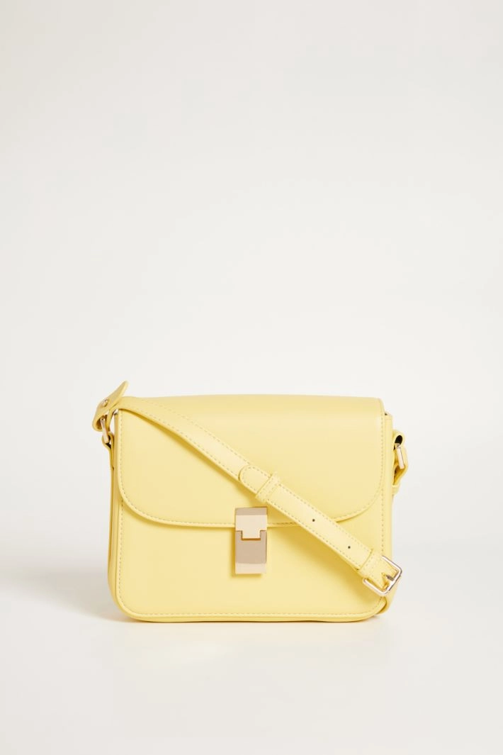 Coated fabric bag - YELLOW