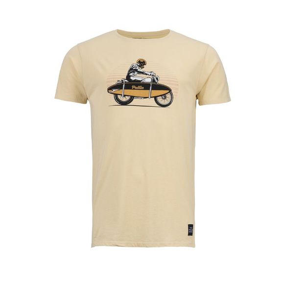 RIDING PAN Pull-in short-sleeved T-shirt - YellowRef: PUL0530