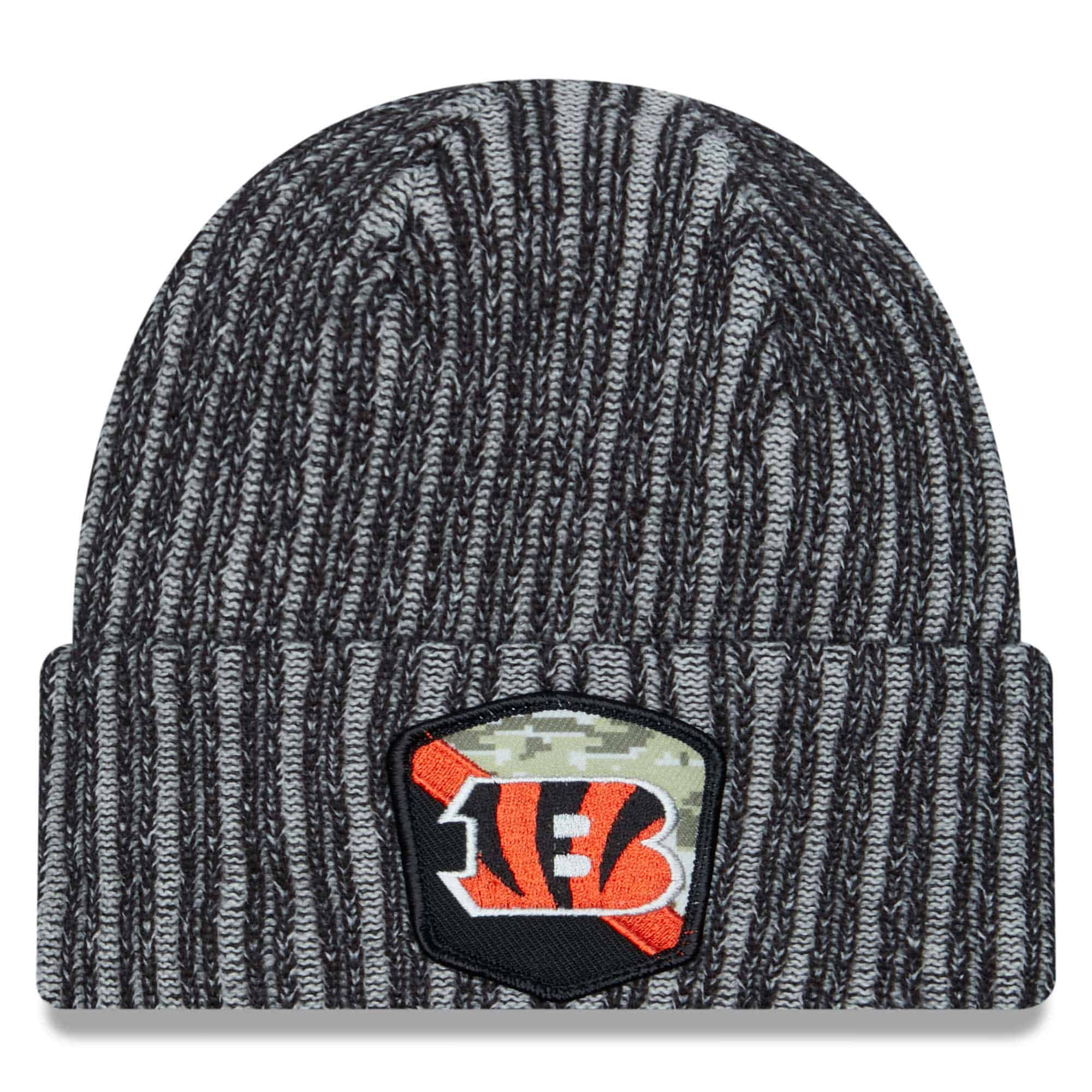 Cincinnati Bengals 2023 NFL Salute to Service New Era Knit Hat