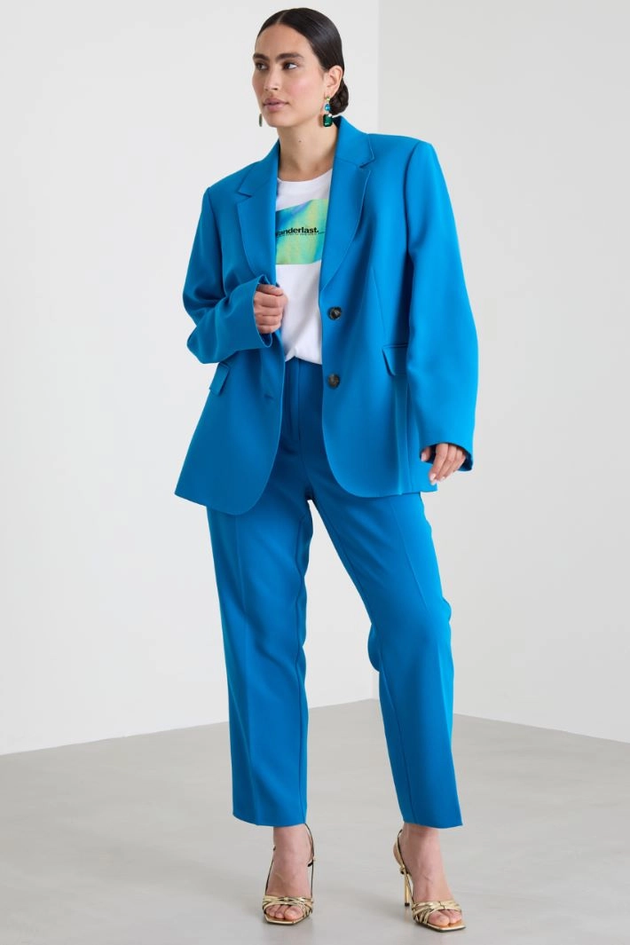 Cotton print T-shirt - WHITE