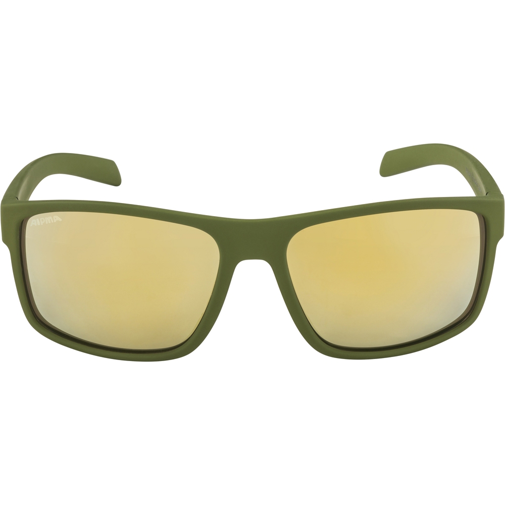 Alpina Nacan I Glasses - olive matt/mirror bronce