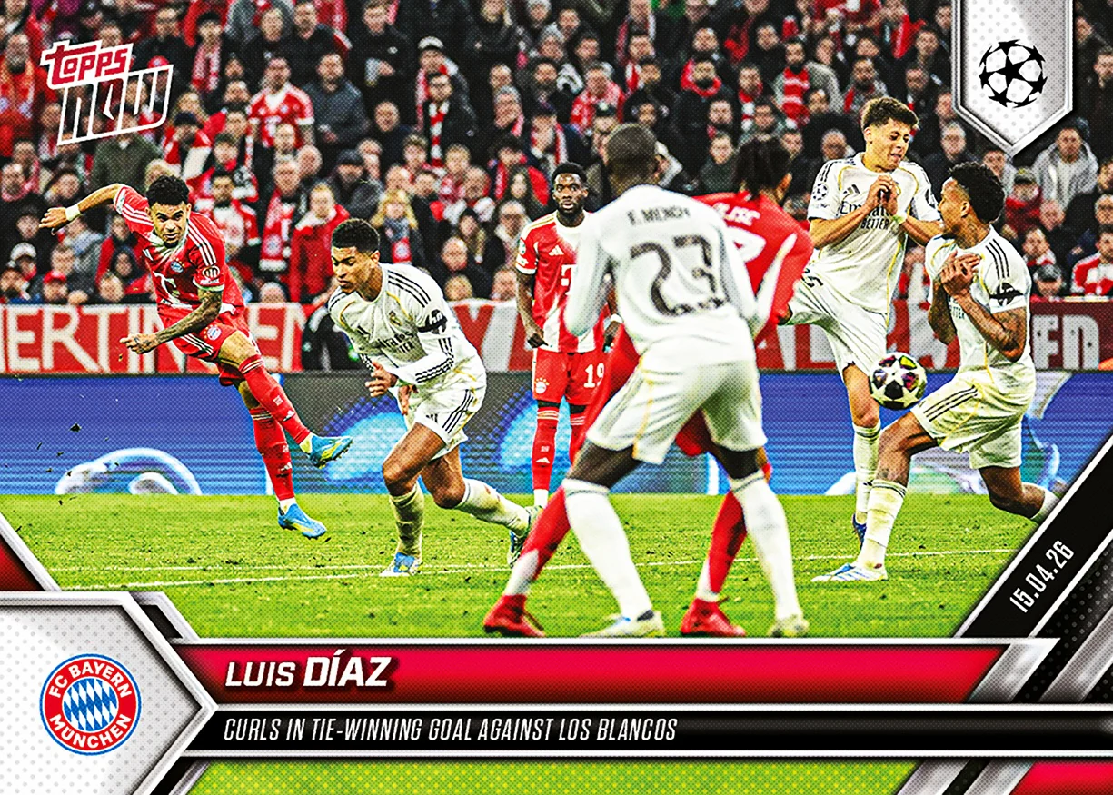 Luis Díaz - 2025-26 UCL Topps NOW® - Card 123