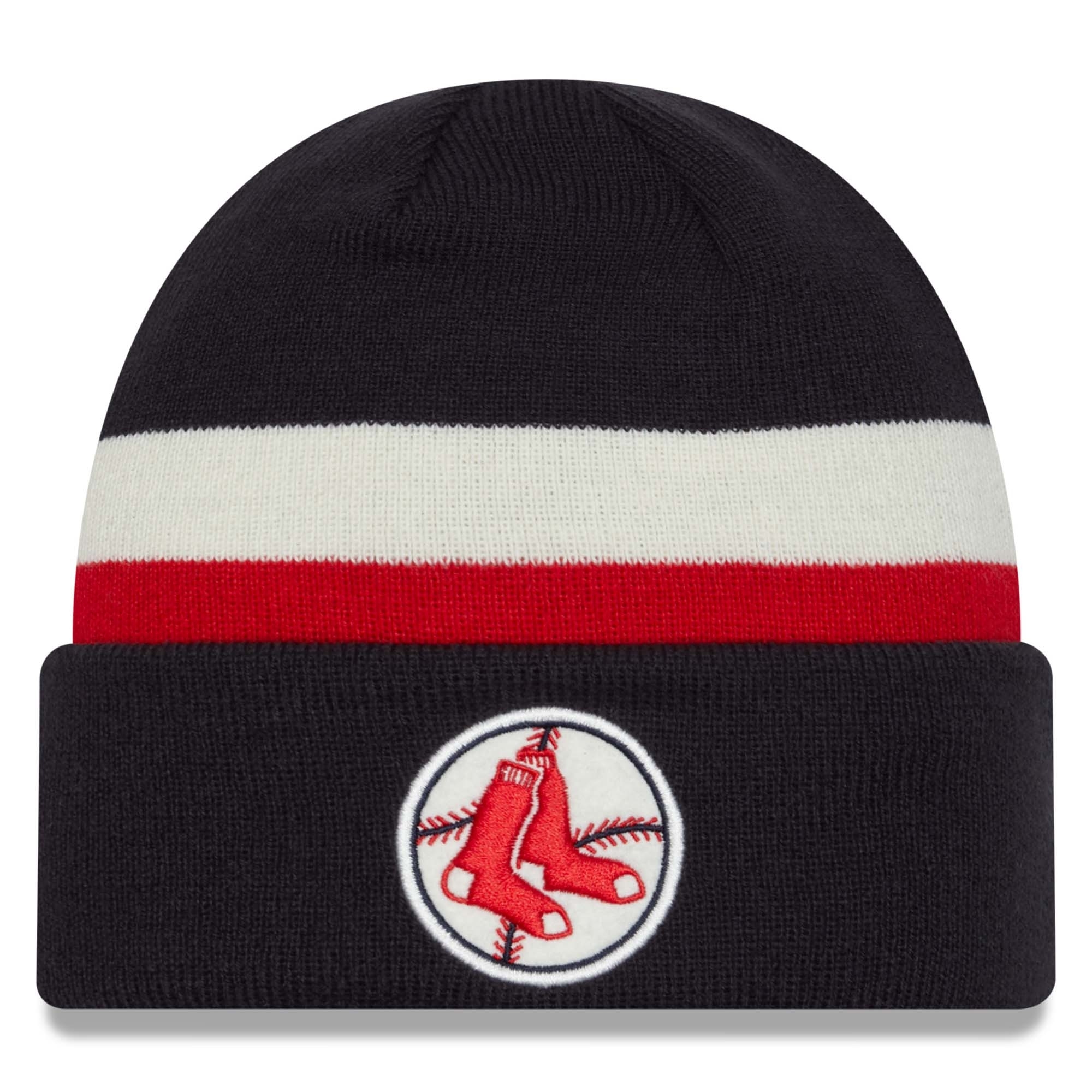 Boston Red Sox Retro New Era MLB Beanie Knit