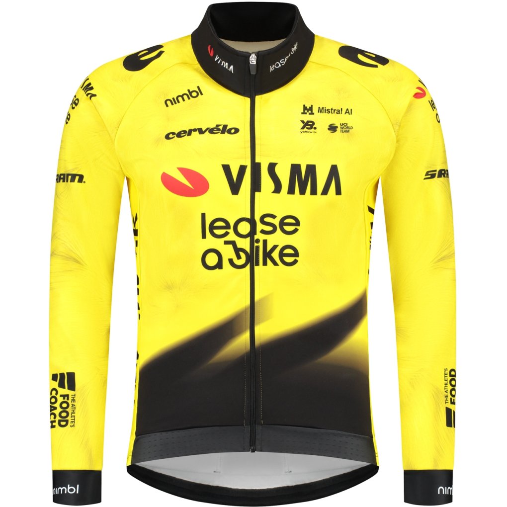 RAPidGEAR Team Visma | Lease a Bike Replica Winter Jacket Men 2026 - yellow