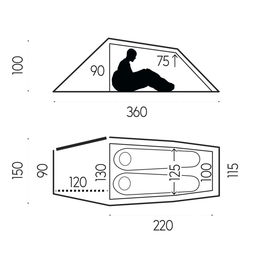 Fjällräven Abisko Lite 2 Tent - sand