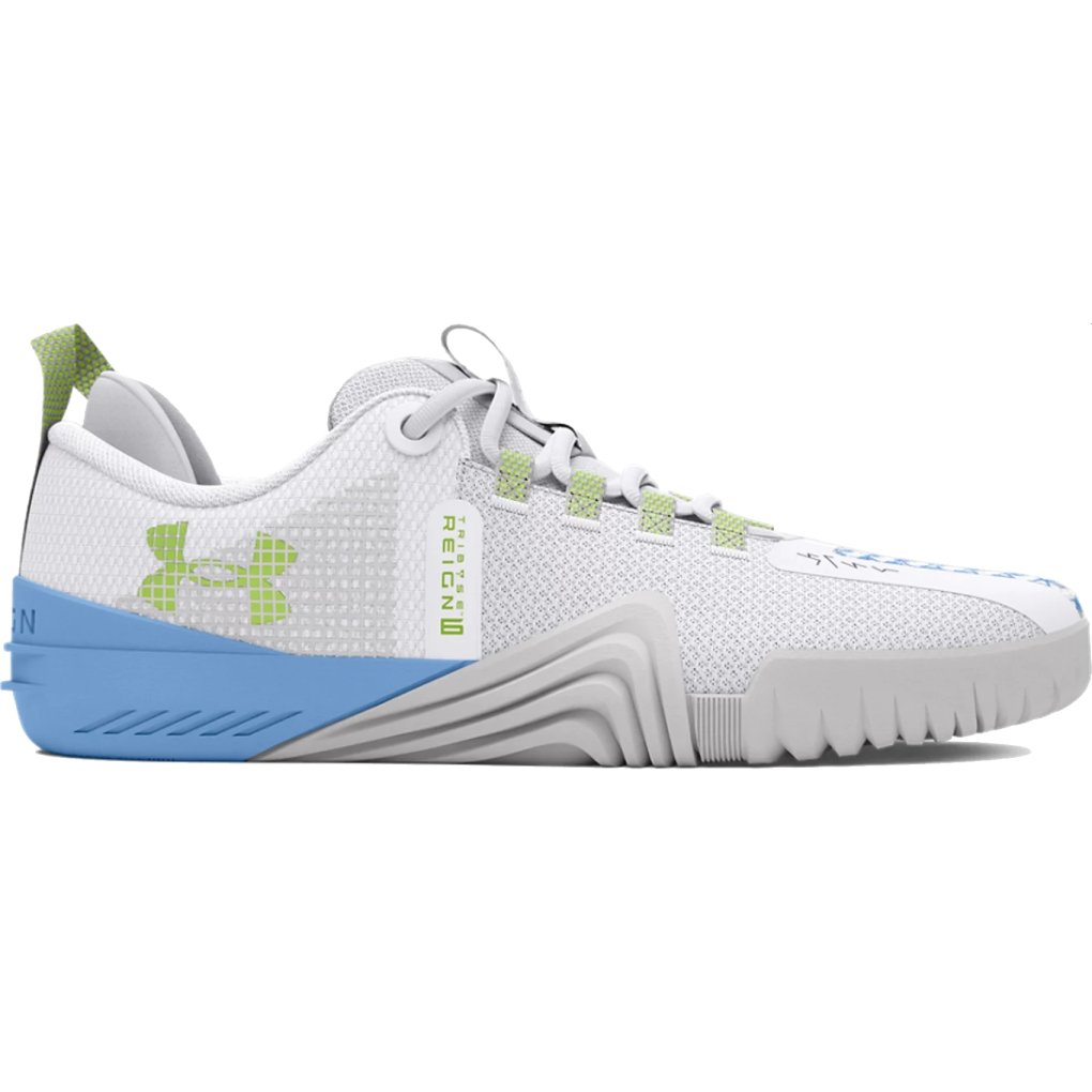 Under Armour UA Reign 6 Training Shoes Women - White/Horizon Blue/Morph Green