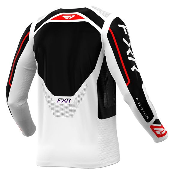 FXR PODIUM RELAY 2026 cross jersey - White / BlackRef: FXR1637