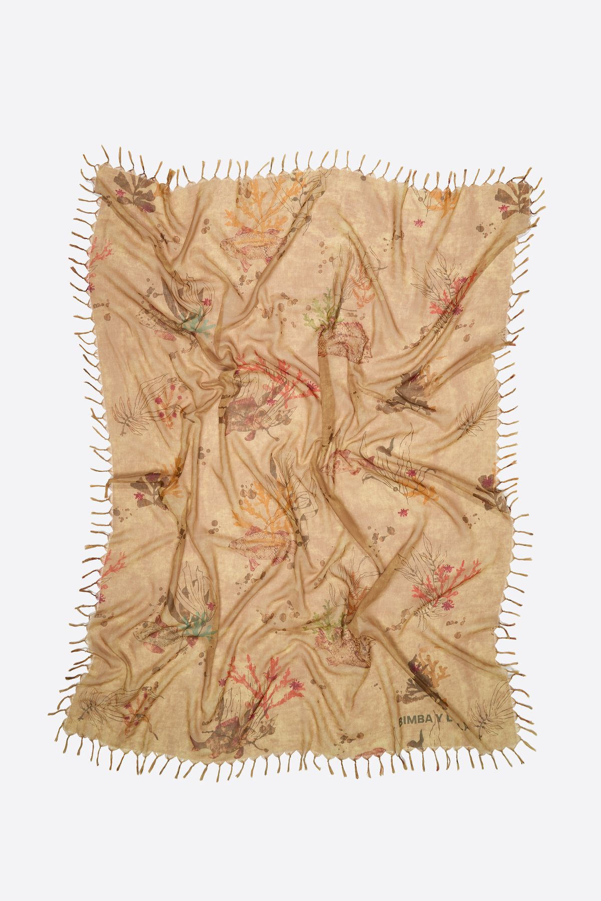 Navy washed cotton sarong