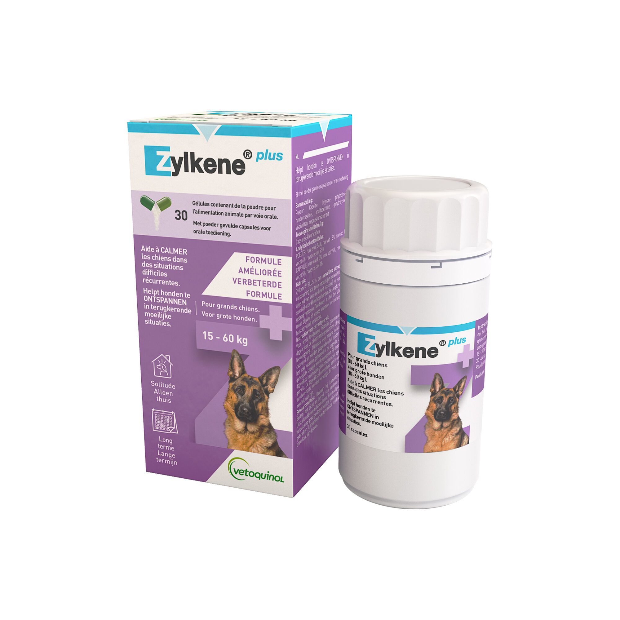Zylkene Plus 75 mg - 30 capsules (cat & small dog)