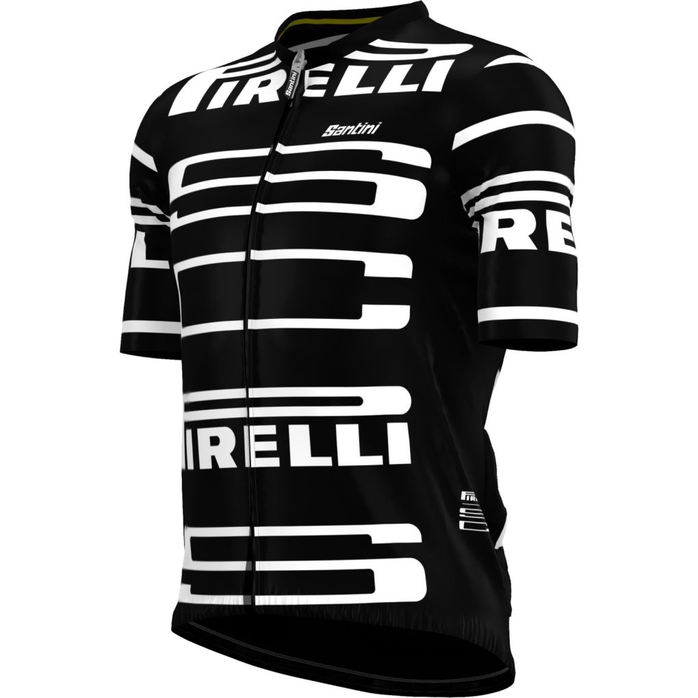 Santini Pirelli Sport Club Jersey Unisex RE94075CPIREL - black NE
