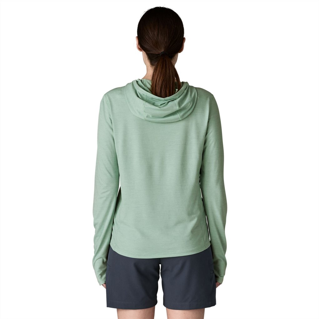 Patagonia Cap Cool Sun Hoody Women - Thermal Blue - Thin Ice X-Dye