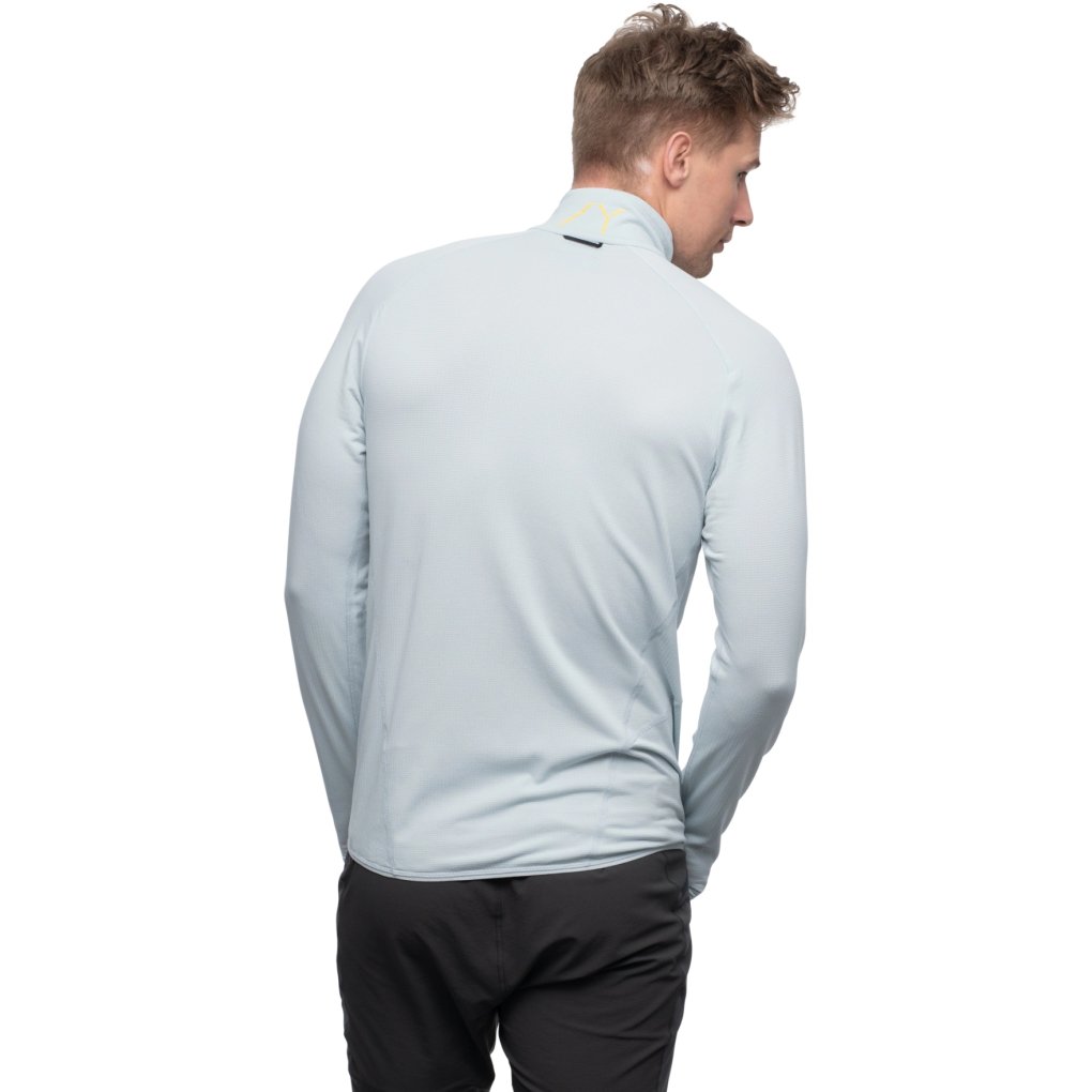 Bergans Y LightLine Essence Midlayer Jacket Men - pearl grey/dark shadow grey