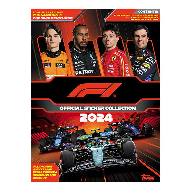 Formula 1 Stickers 2024 - Complete Sticker and Album Set!