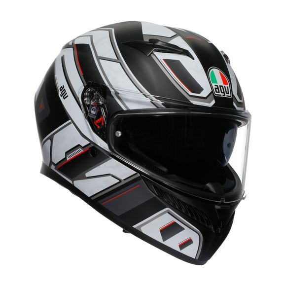 AGV K3 - RIVIA Full-Face Helmet - Black / WhiteRef: AG1100