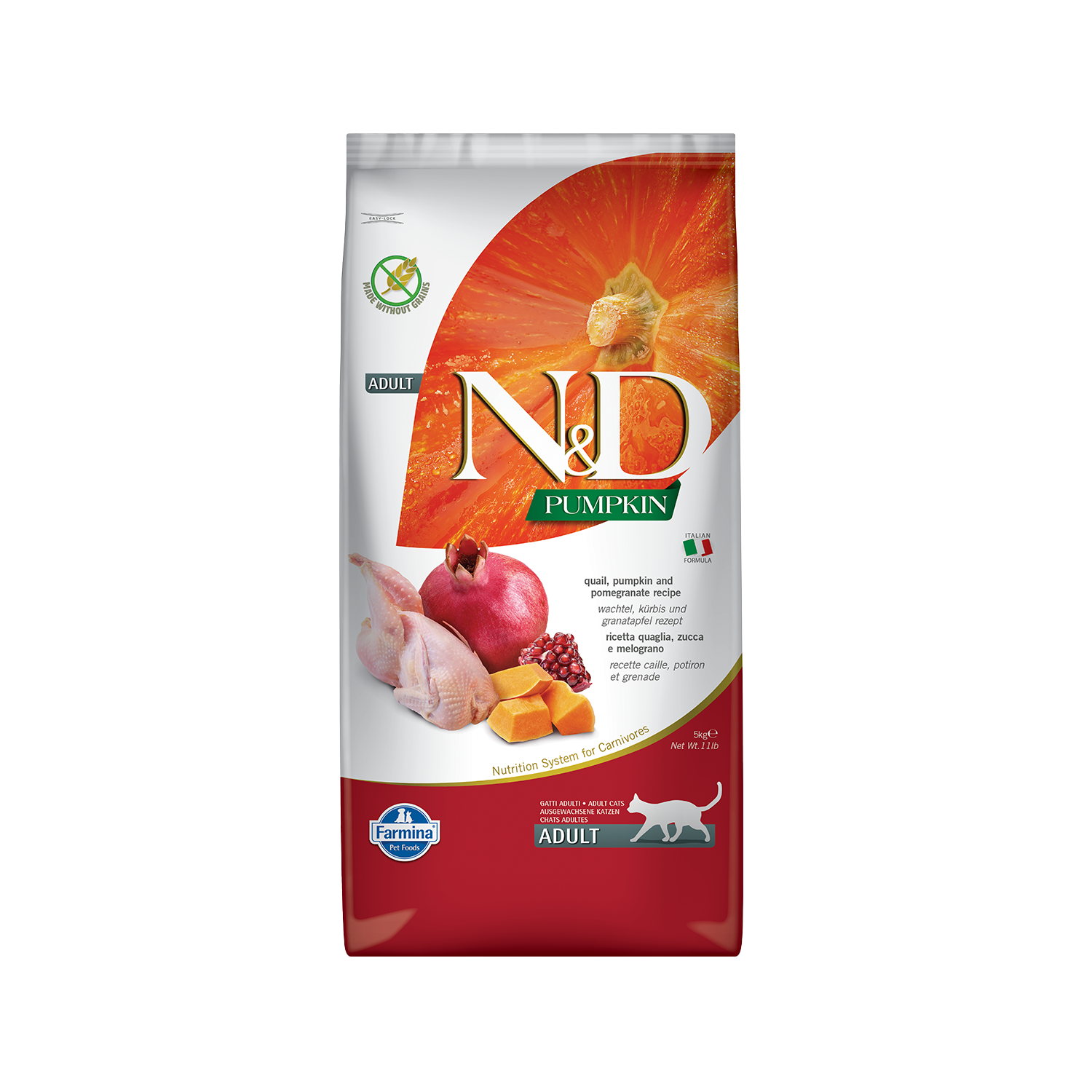Farmina N&D Pumpkin Adult Cat Food - Quail - 1.5 kg