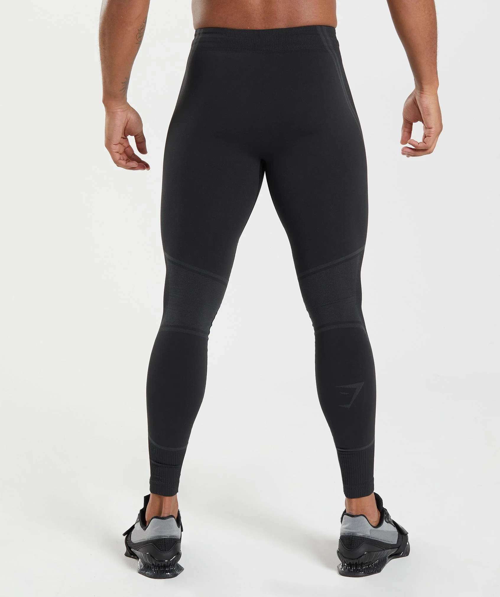 315 Seamless Tights Black/Charcoal Grey