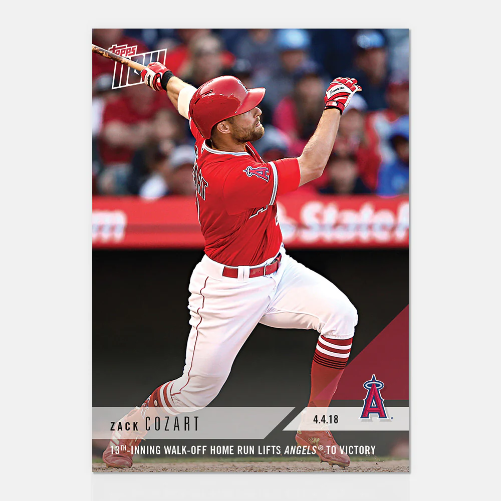 Zack Cozart - 04/04/2018 TOPPS NOW® Card 38 - Print Run: 301