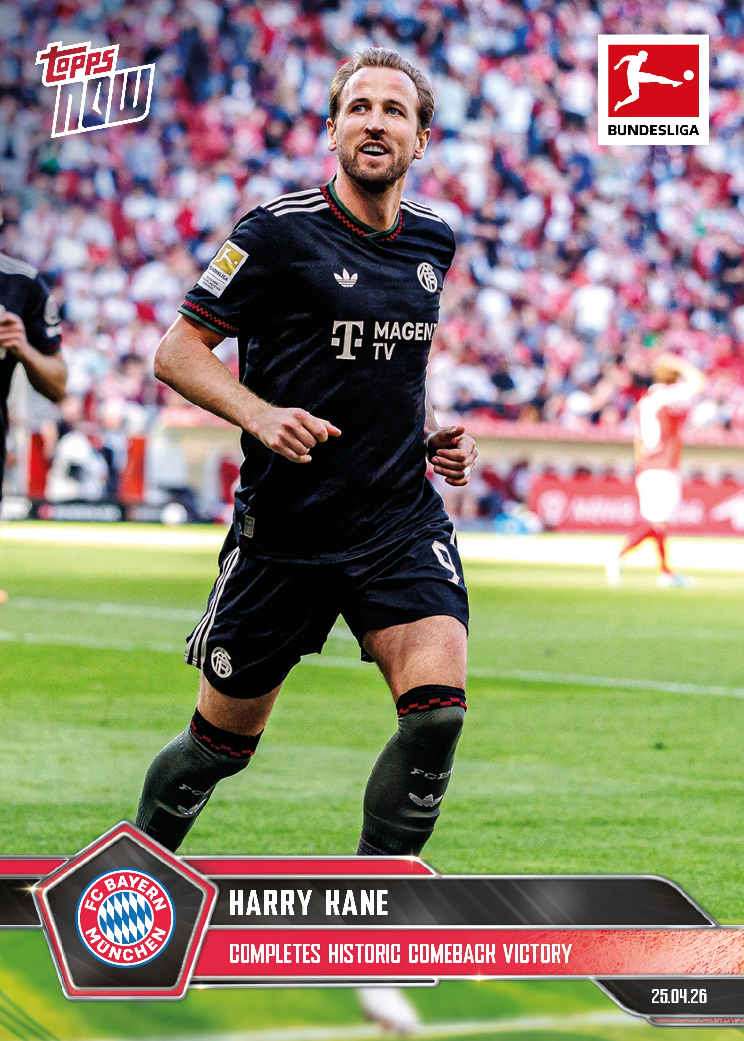 Harry Kane - 2025-26 Bundesliga Topps NOW® - Card 178 - PR: 516
