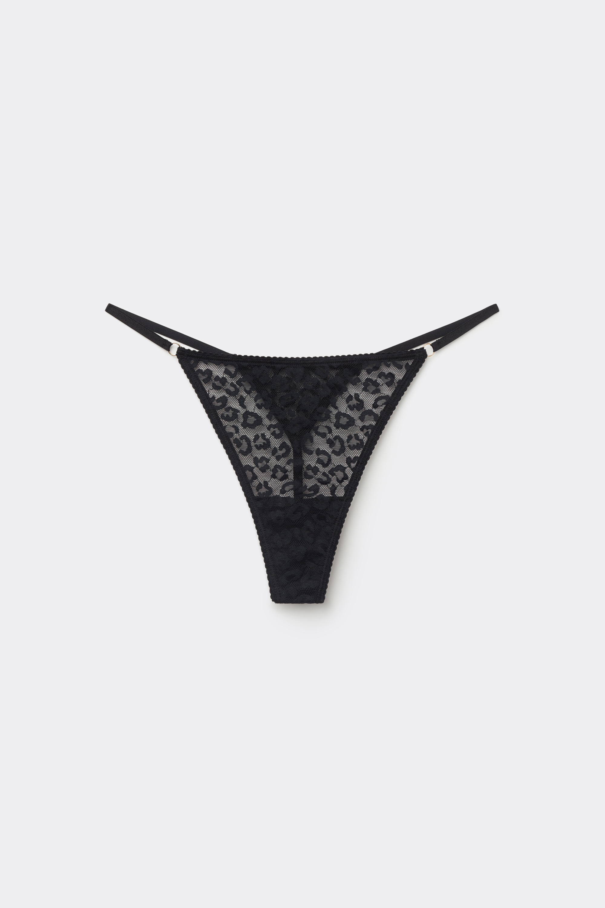 Dappled Lace Tanga Panel G-String