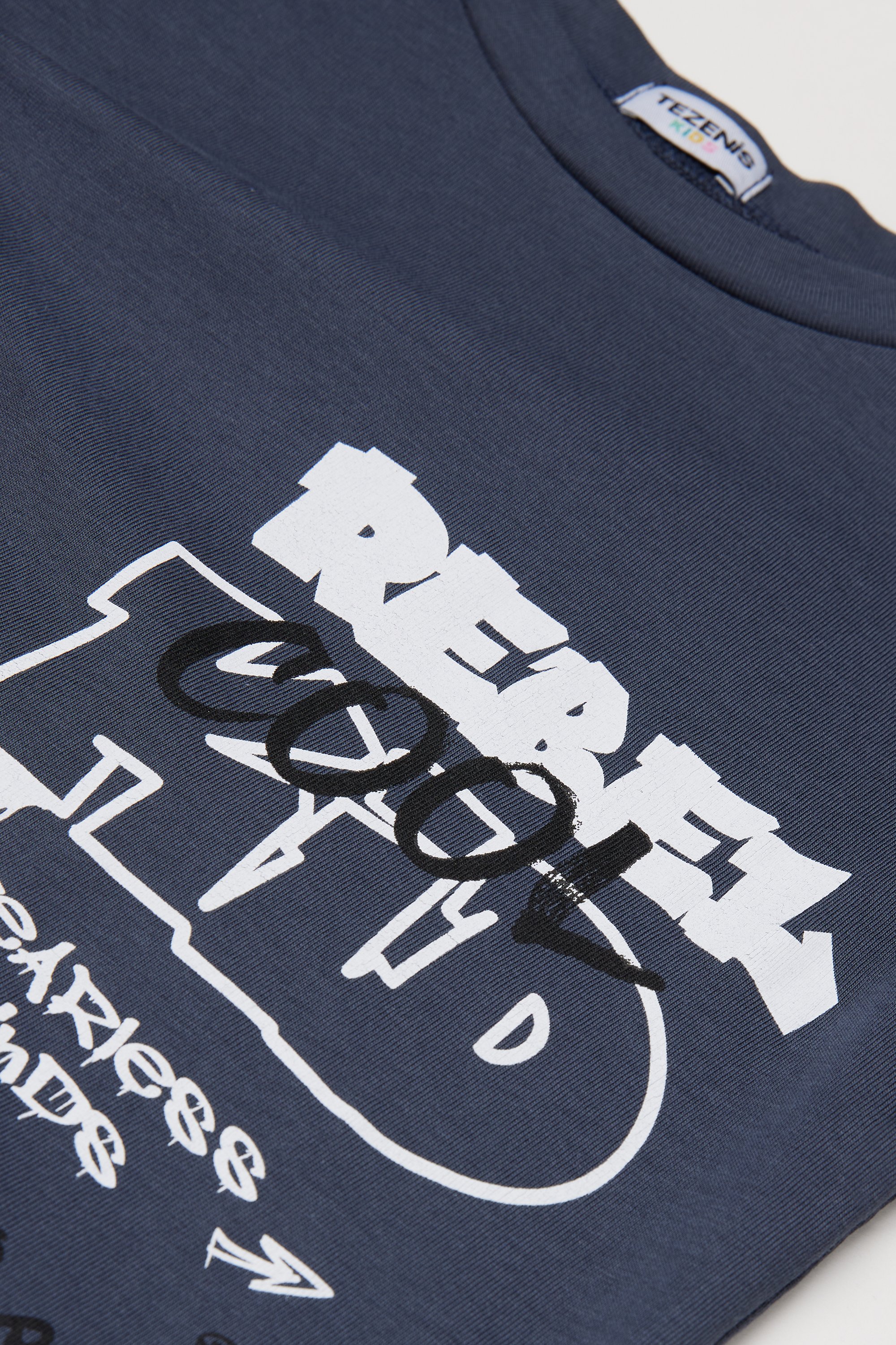 Boys’ Long Sleeve Printed Cotton Top