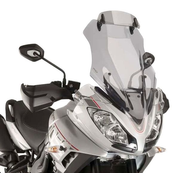 Puig Touring Windscreen with Visor - GrayTRIUMPH 1050 TIGER 1050 SPORT - 2016 - 2021Ref: 9201 / 9201H