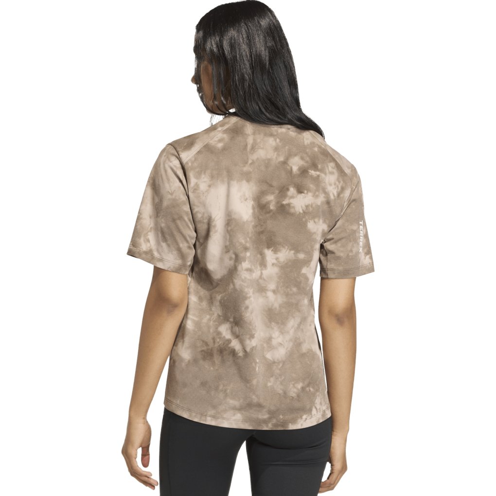 adidas TERREX Multi Spray Dye Tee Women - wonder taupe/earth strata KF5741