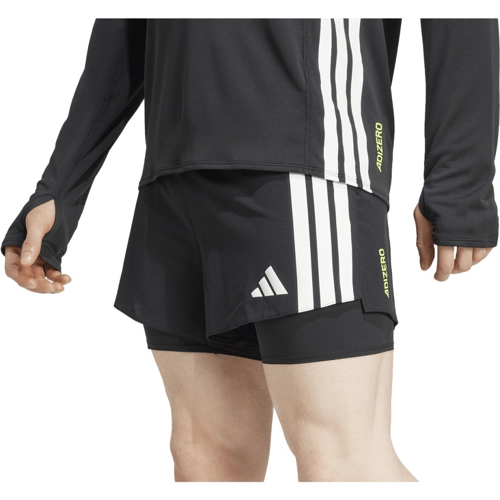 adidas Adizero Running 2-in-1 Gel Pocket Shorts Men - black JD4202