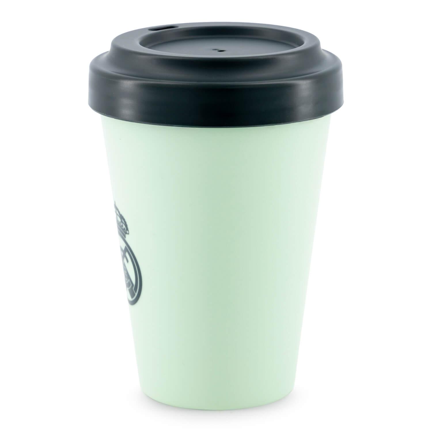 400ml To Go Cup With Lid Mint Real Madrid