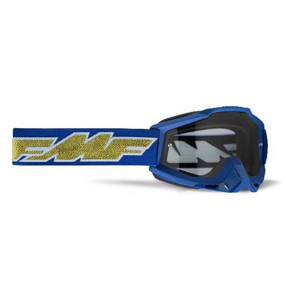 FMF VISION POWERBOMB Rocket cross goggles - Clear Lens 2023 - Blue / YellowRef: FMF v0016