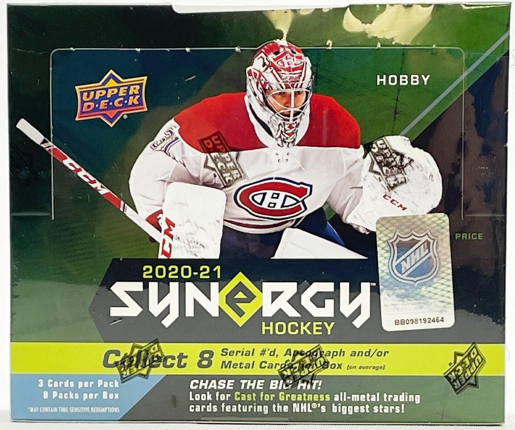 2020/21 Upper Deck Synergy Hockey Hobby Box NHL