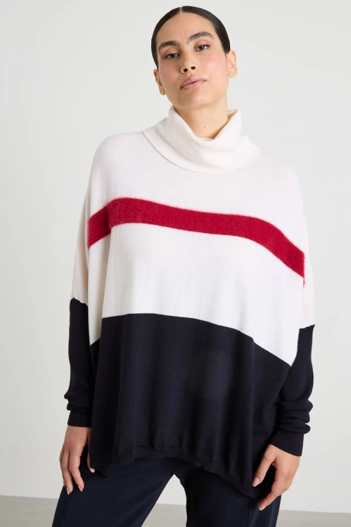 Wool sweater - NIGHT BLUE