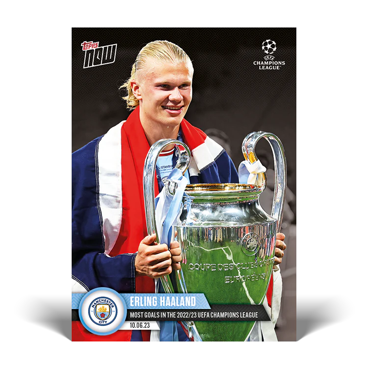 Topps UK - Most goals in the 2022-23 UEFA Champions League - UCL TOPPS NOW® Card #123