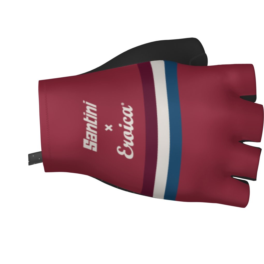 Santini Eroica Timo Cycling Gloves ER367CLTIMO - bordeaux BR