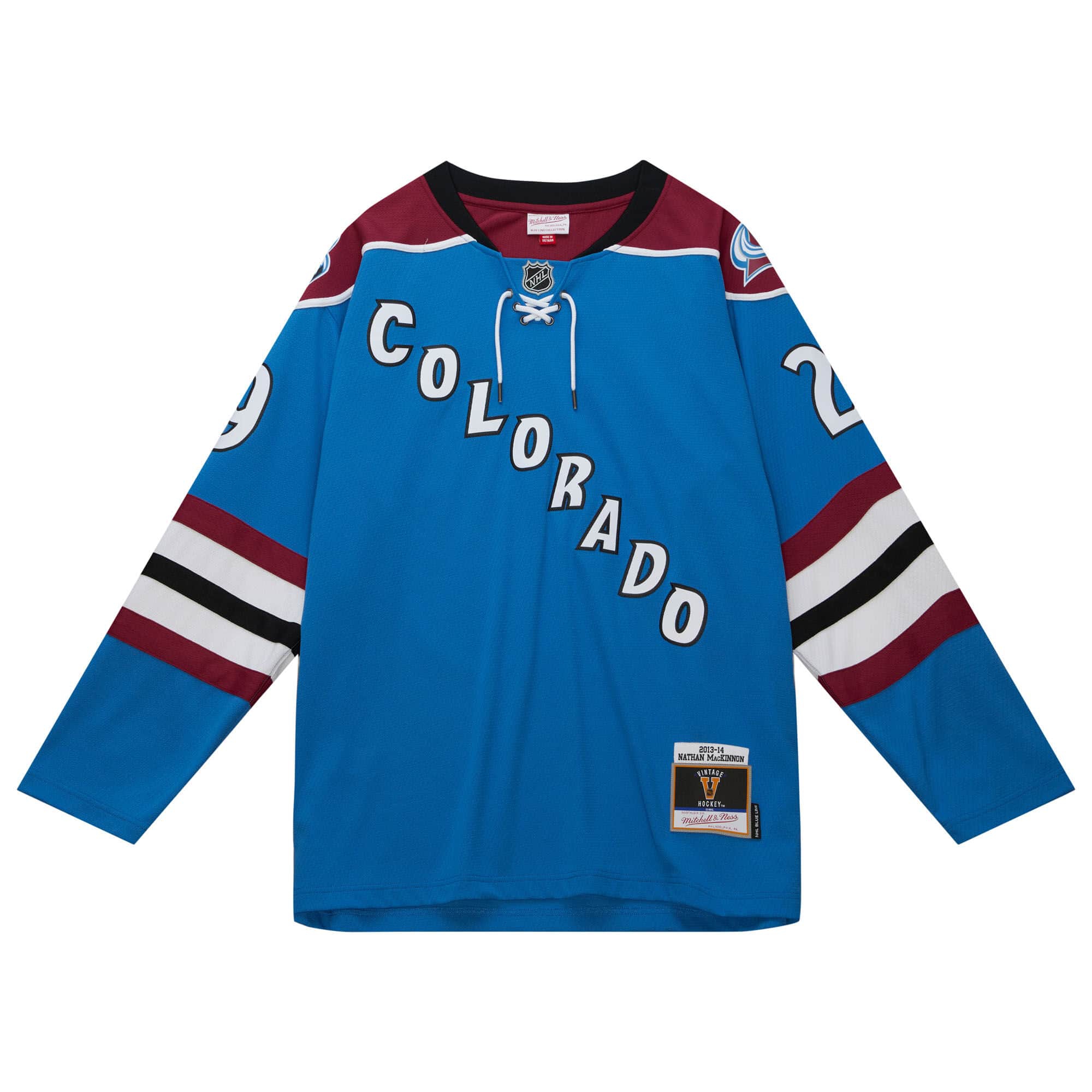 Nathan MacKinnon #29 Colorado Avalanche 2013-14 Mitchell & Ness NHL Jersey