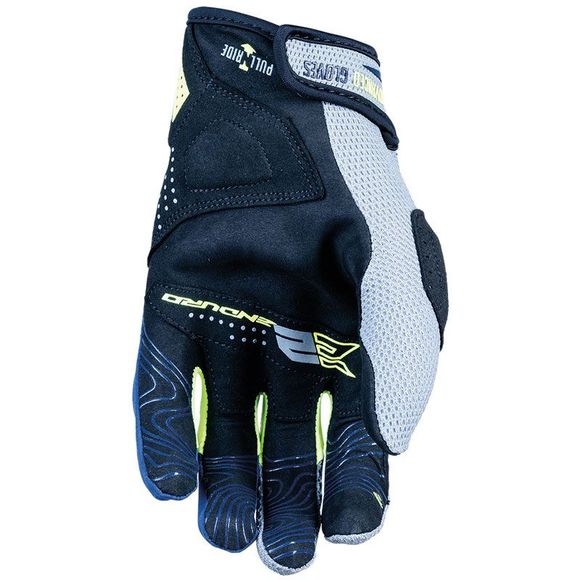 Five E2 Enduro Gloves GREY FLUO YELLOW / NAVY 2023 - Grey / YellowRef: FV0316