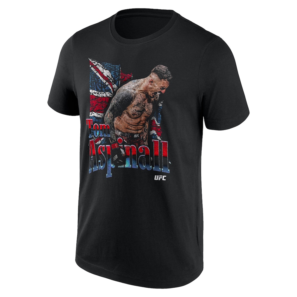 UFC Tom Aspinall Grunge T-Shirt - Black - Mens