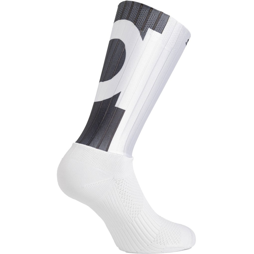 Sidi Teres Aero Cycling Socks - White Black