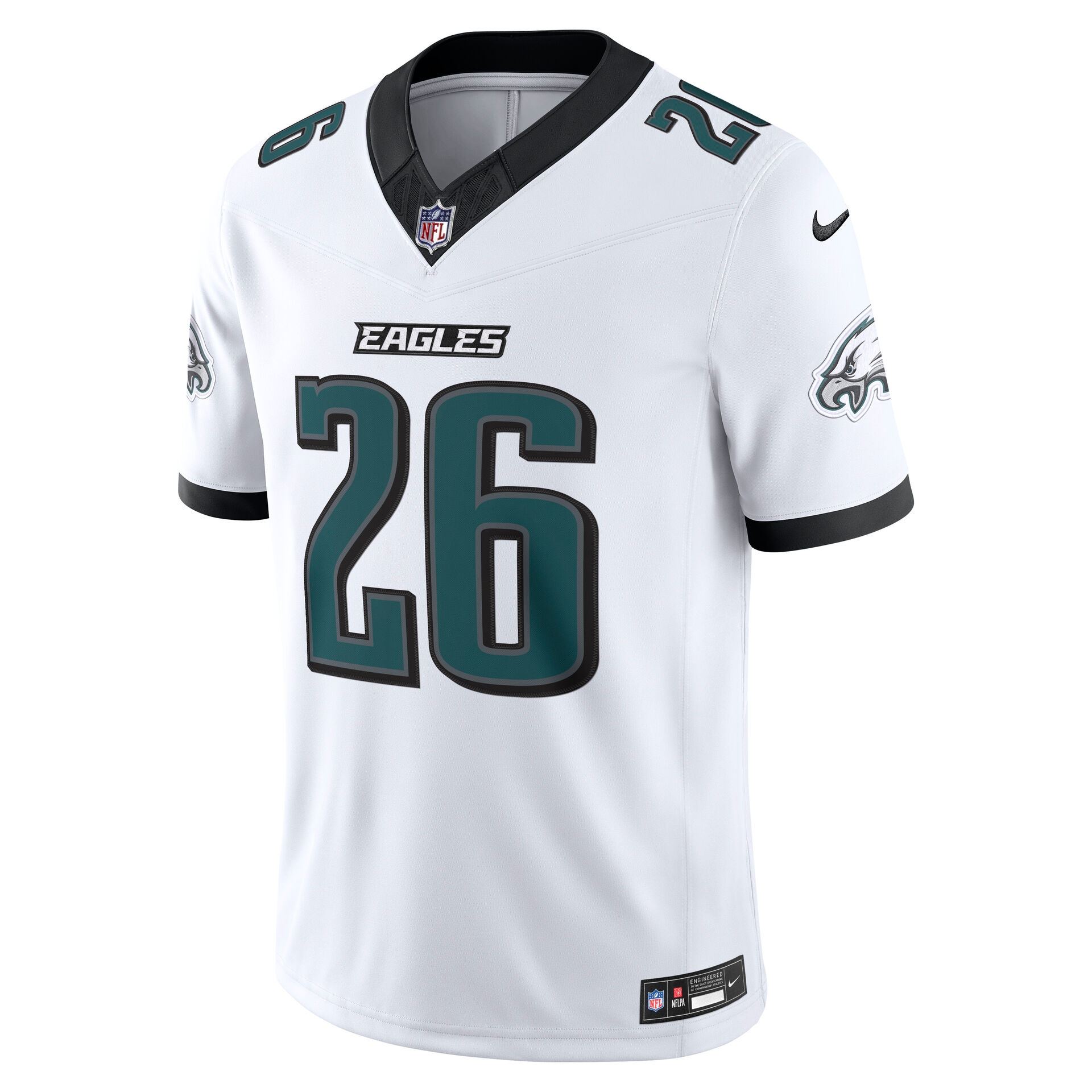 Saquon Barkley #26 Philadelphia Eagles 2026 Stitched Limited NFL Jersey White