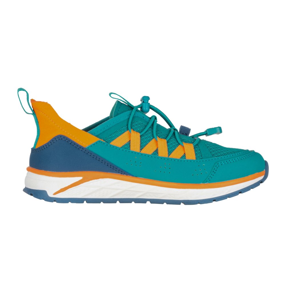 Trollkids Trondheim Sneaker Kids - Sea Green/Madeira Blue/Sahara Sunset