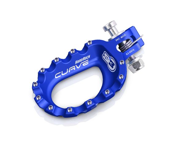 Blue aluminum curve footRef: SPART00036A / 1081787004