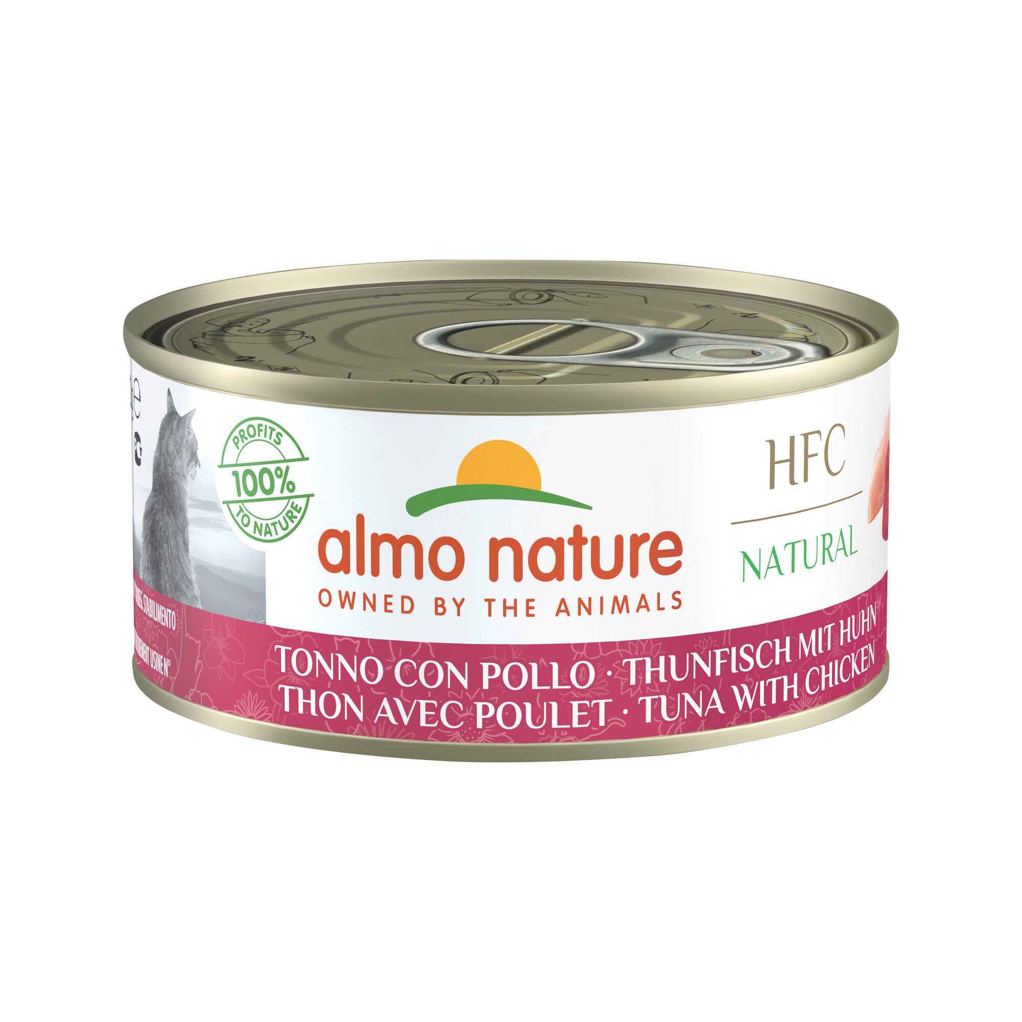 Almo Nature HFC Natural Cat Food - Tuna & Chicken - 24 x 150g