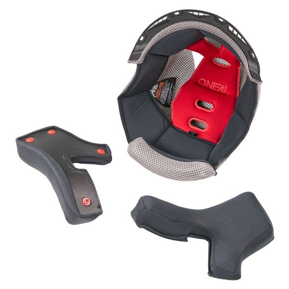 O'Neal 1SRS 2026 TT Cheek Pad and Headgear - Black / GrayRef: OL2317
