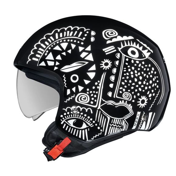 Casque jet Nexx Y.10 - ARTVILLE - Noir / BlancRef : NE0583-C645