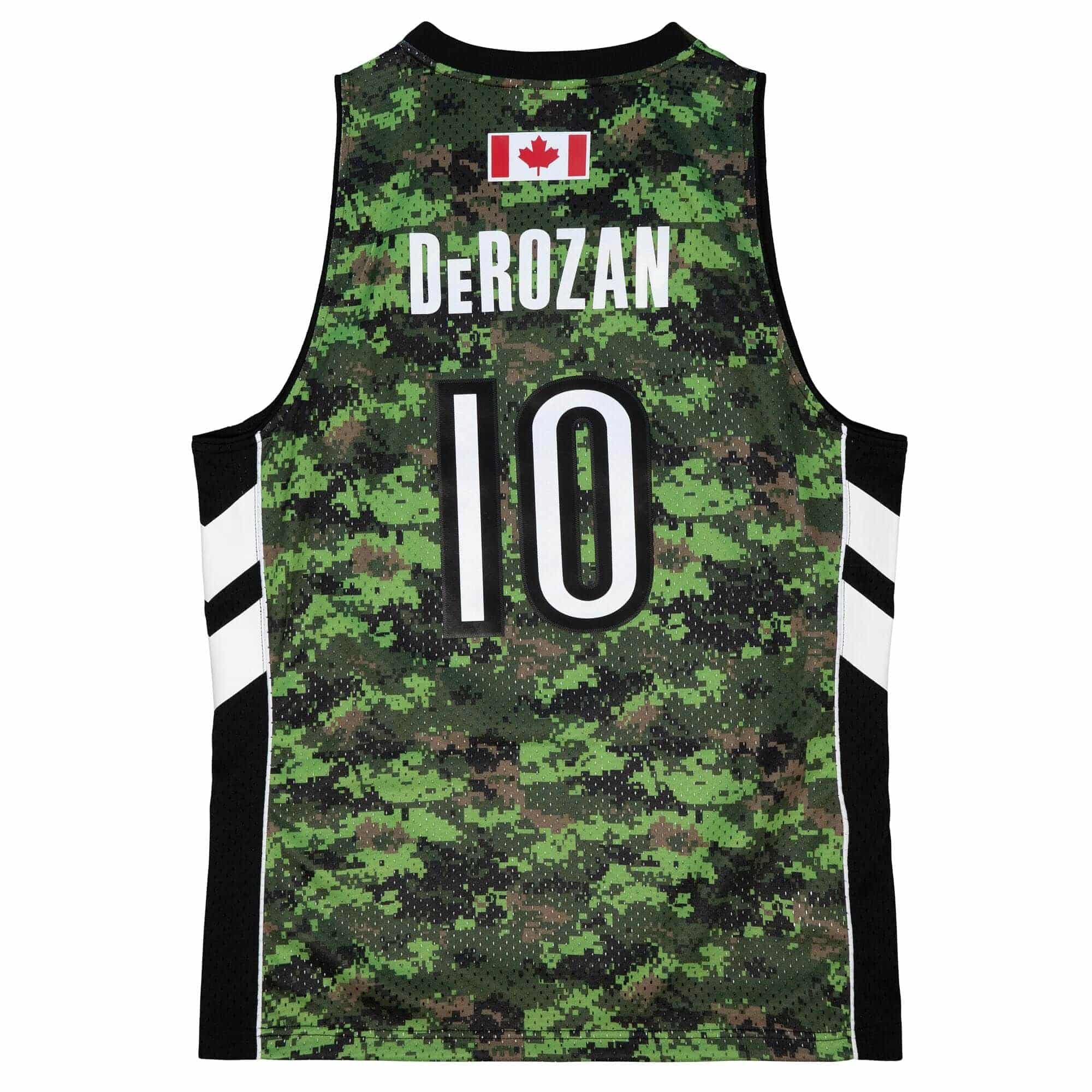 DeMar DeRozan #10 Toronto Raptors 2011-12 Mitchell & Ness Swingman NBA Jersey Camo