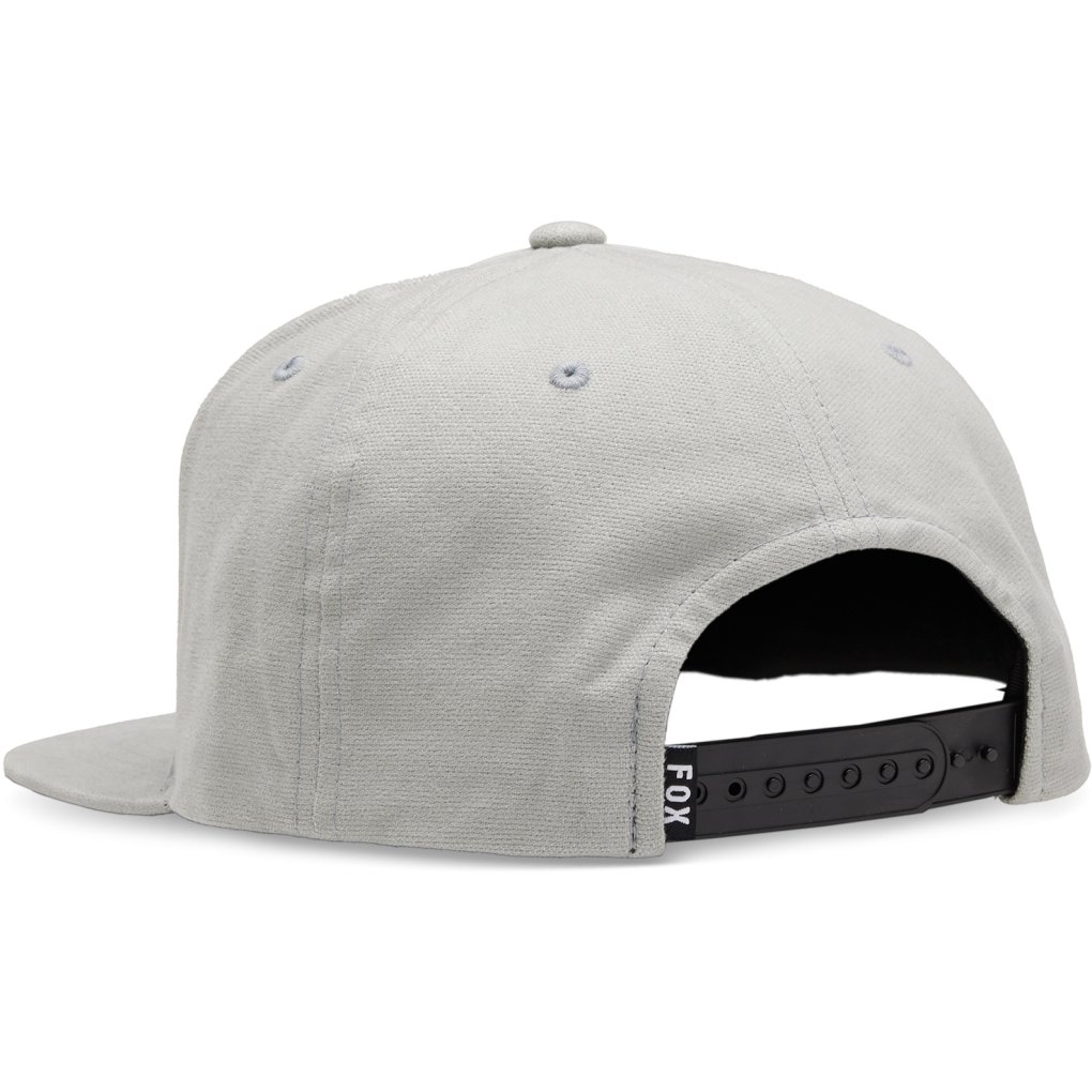 FOX Head Snapback Hat - steel grey