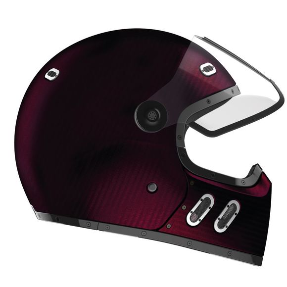 Qwart Phoenix 14 Carbon - Red / Carbon Full HelmetRef : QWA0003