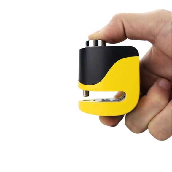 Anti-Theft Auvray Block Disc Alarm B-Lock-06 Mini Yellow UniversalRef: AUV0072 / MBLA06AUV