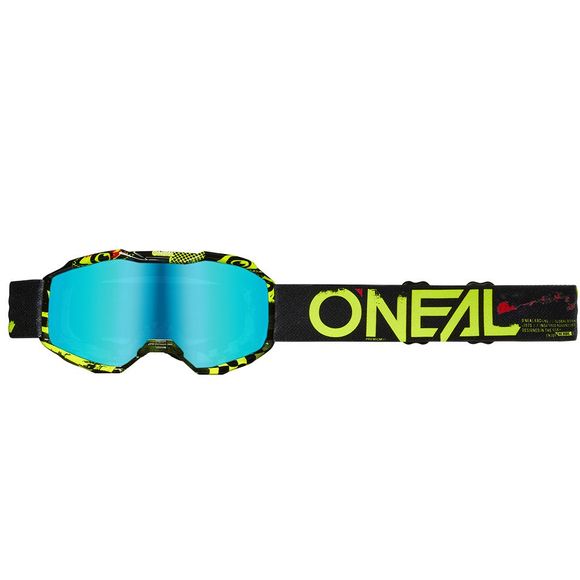 O'Neal B-10 YOUTH cross mask - ATTACK V24 - CLEAR - Black / YellowRef: OL1941