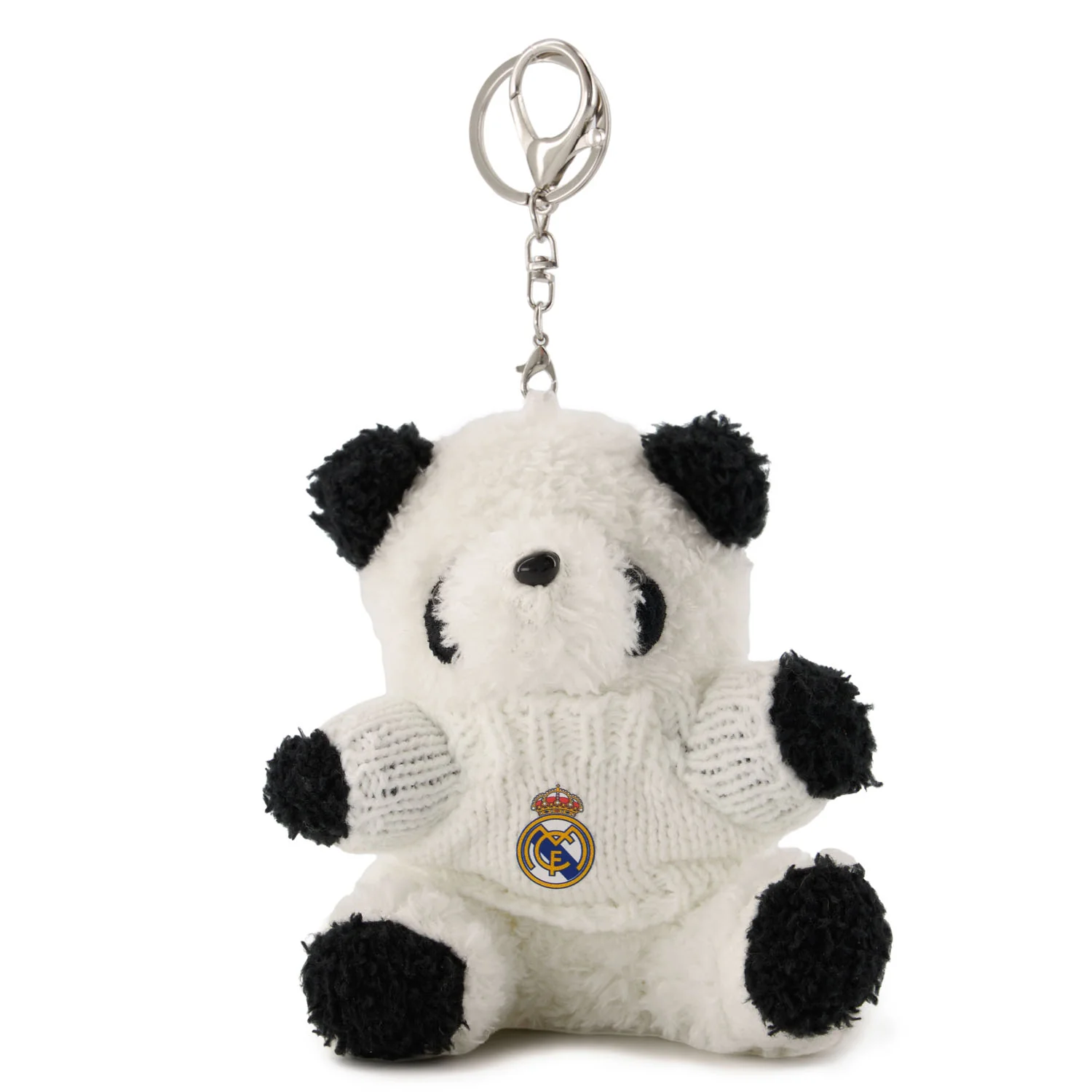 Panda Bear Keyring Real Madrid