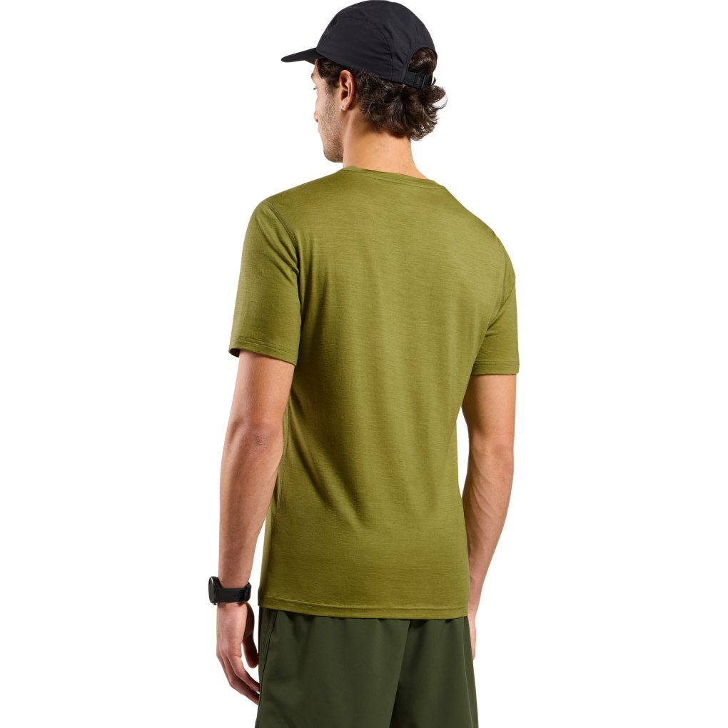 Odlo Natural Merino 160 Base Layer T-Shirt Men - guacamole